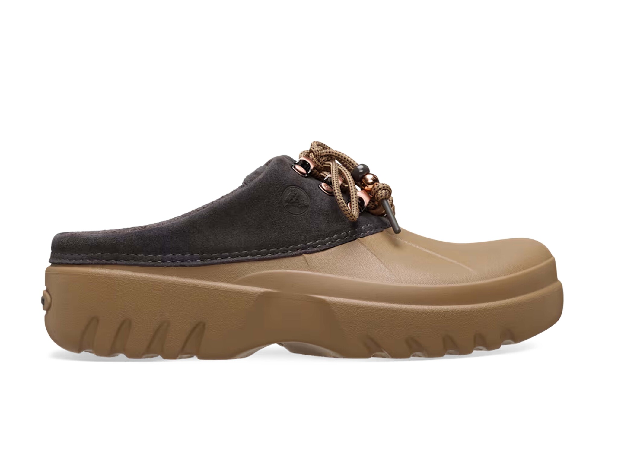 Crocs Axle Suede Mule Sepia Dark Cocoa  214137 2MV