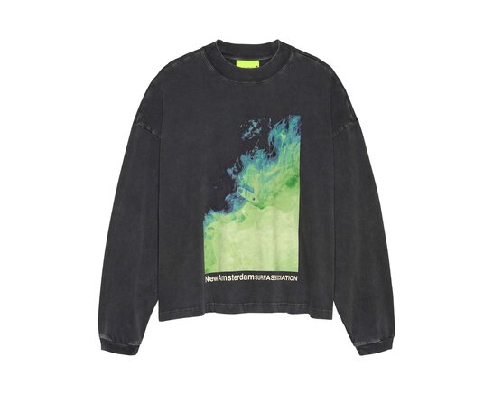 Heat Wave Longsleeve Caviar 2602114001 New Amsterdam Surf Association Heat Wave Longsleeve Caviar 2602114001