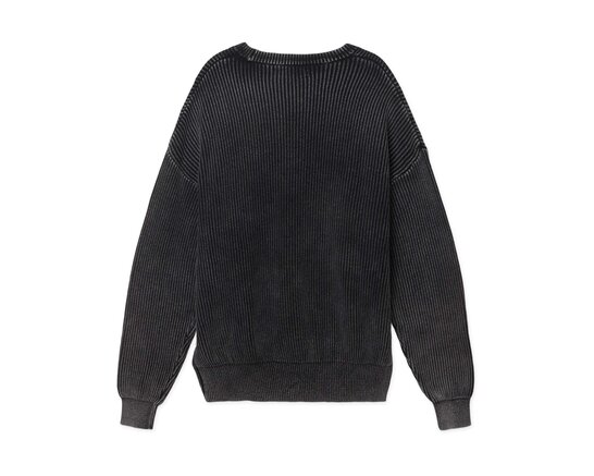 WBSake Washed Crew Washed Black 2636 805 Woodbird WBSake Washed Crew Washed Black 2636 805