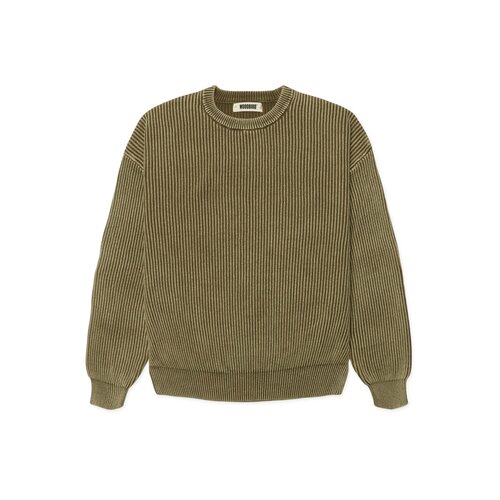 WBSake Washed Crew Dark Olive 2636 805