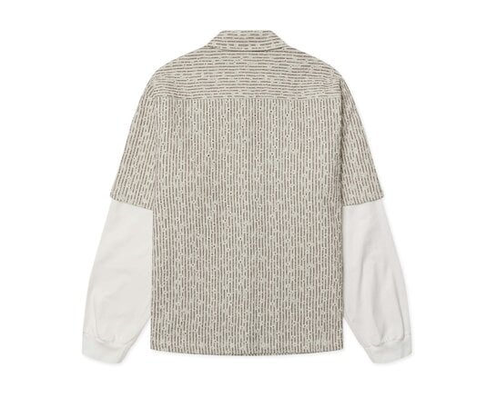 WBWang J Sleeve Shirt Off White 2636 713 Woodbird WBWang J Sleeve Shirt Off White 2636 713