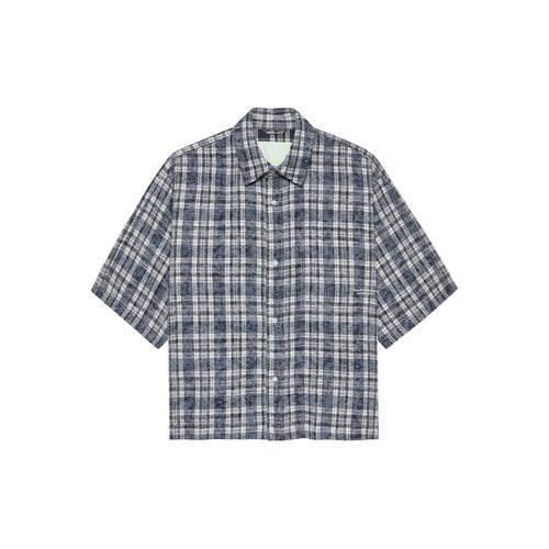 Wijk Shirt Short Sleeves Bleached Check 2601029001