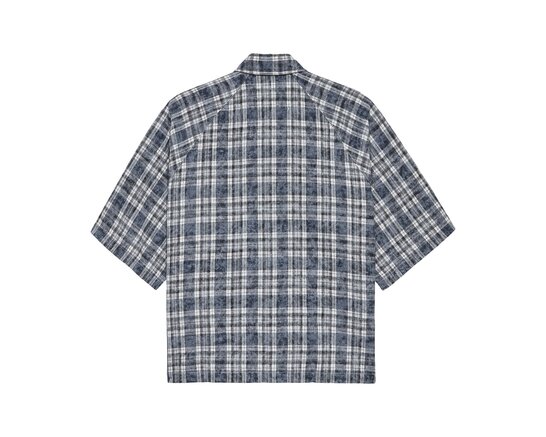 Wijk Shirt Short Sleeves Bleached Check 2601029001 New Amsterdam Surf Association Wijk Shirt Short Sleeves Bleached Check 2601029001