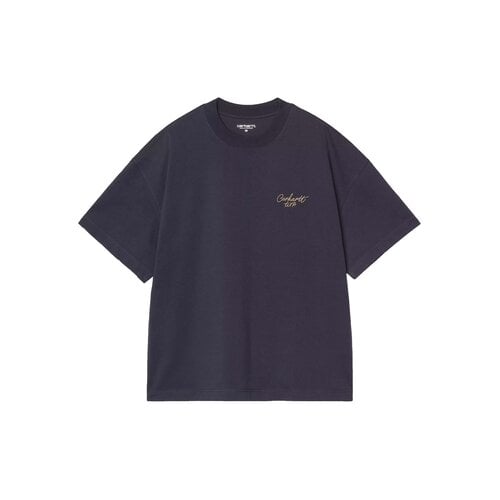 SS Signature Script T Shirt Dark Navy Wip Dusty H I033828.3Z6.XX.03