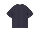 Carhartt WIP SS Signature Script T Shirt Dark Navy Wip Dusty I033828.3Z6.XX.03