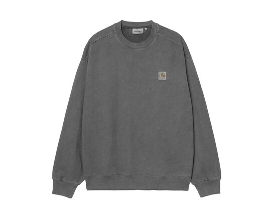 Vista Sweat Black Garment Dyed I029522.89.GD.03 Carhartt WIP Vista Sweat Black Garment Dyed I029522.89.GD.03