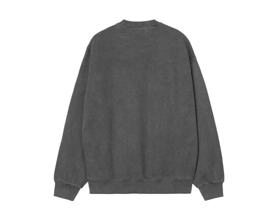 Vista Sweat Black Garment Dyed I029522.89.GD.03 Carhartt WIP Vista Sweat Black Garment Dyed I029522.89.GD.03