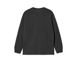 LS Vista T Shirt Black Garment Dyed I030779.89.GD.03 Carhartt WIP LS Vista T Shirt Black Garment Dyed I030779.89.GD.03