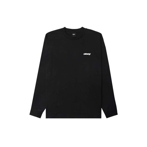 VHS LS T-shirt Vintage Black 1680044E
