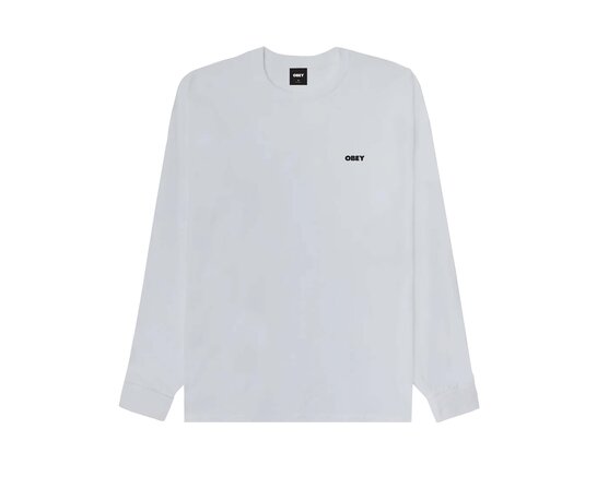 Obey Quarter Eye Icon LS T-shirt Vintage White 168004462E