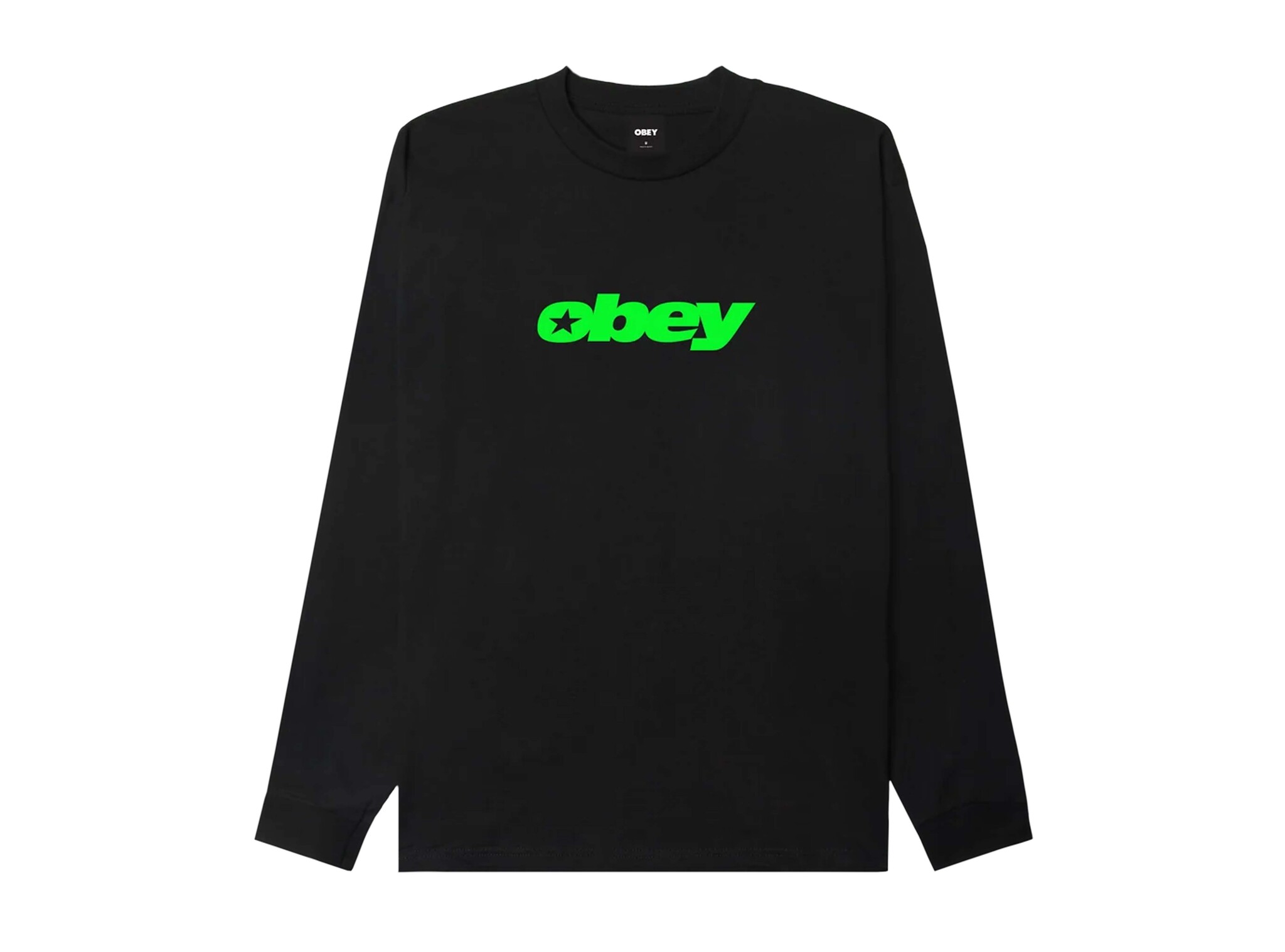 Moody LS T-shirt Pigment True Vintage Black 168004525E Obey Moody LS T-shirt Pigment True Vintage Black 168004525E
