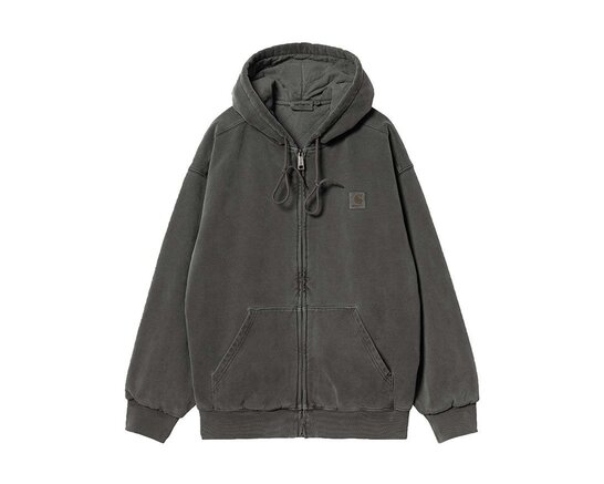 Hooded Vista Sweat Black Garment Dyed I029524.89.GD.03 Carhartt WIP Hooded Vista Sweat Black Garment Dyed I029524.89.GD.03