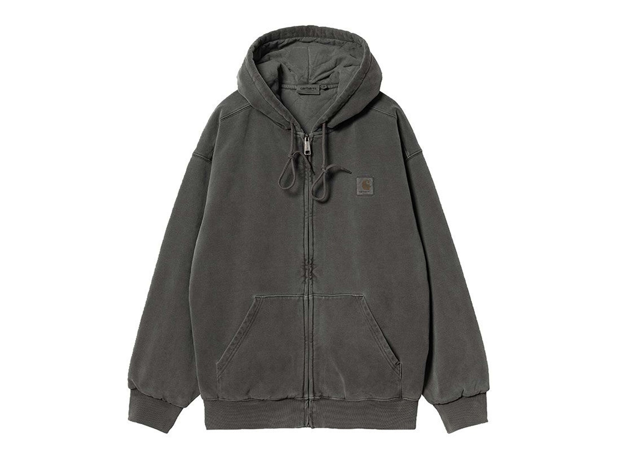 Hooded Vista Sweat Black Garment Dyed I029524.89.GD.03 Carhartt WIP Hooded Vista Sweat Black Garment Dyed I029524.89.GD.03