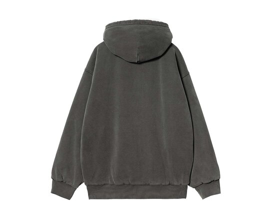 Hooded Vista Sweat Black Garment Dyed I029524.89.GD.03 Carhartt WIP Hooded Vista Sweat Black Garment Dyed I029524.89.GD.03