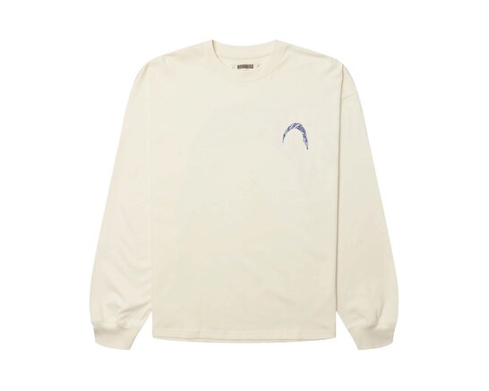 WBBeam LS Warp Tee Off White 2626 409 Woodbird WBBeam LS Warp Tee Off White 2626 409