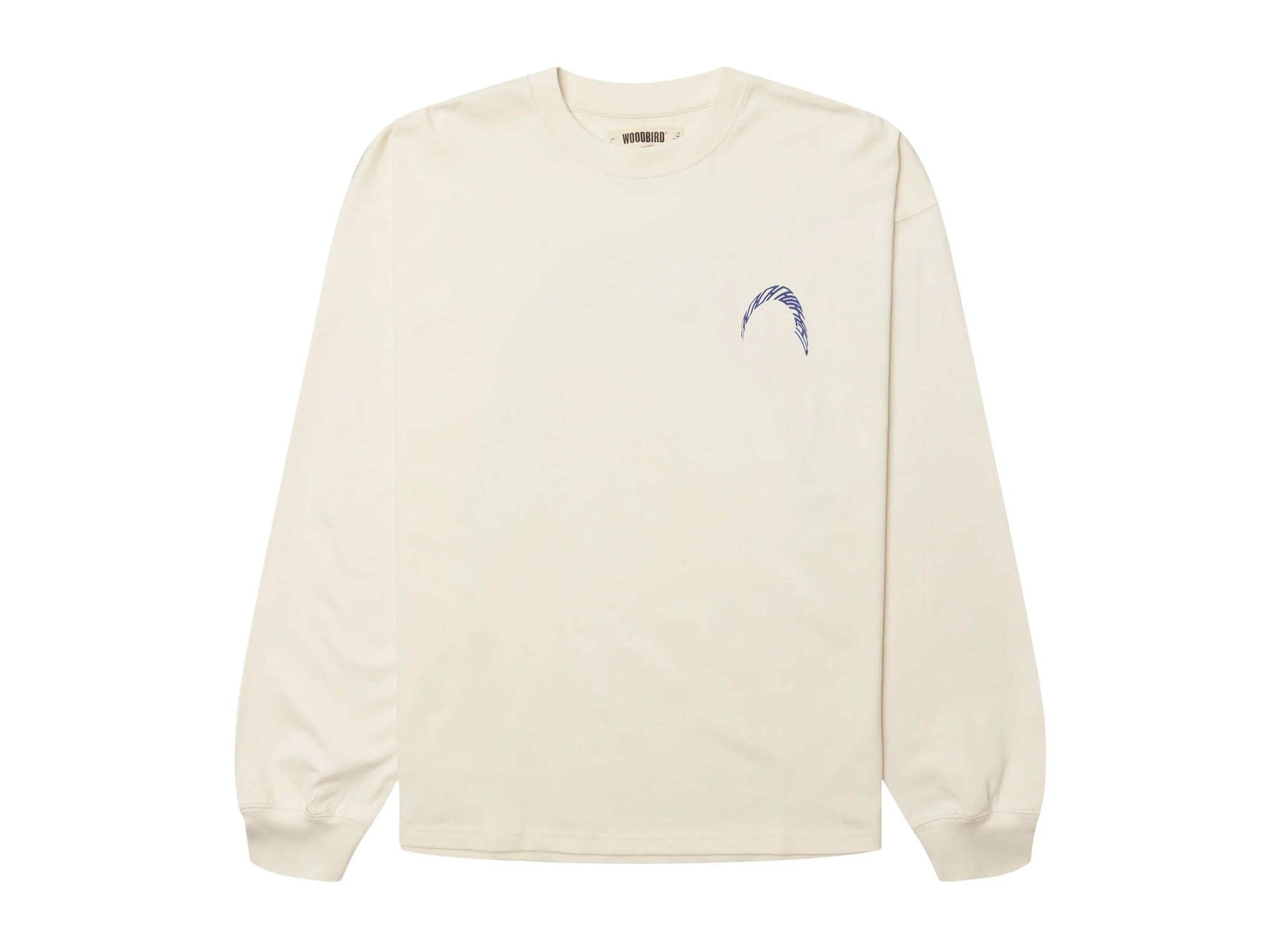 WBBeam LS Warp Tee Off White 2626 409 Woodbird WBBeam LS Warp Tee Off White 2626 409