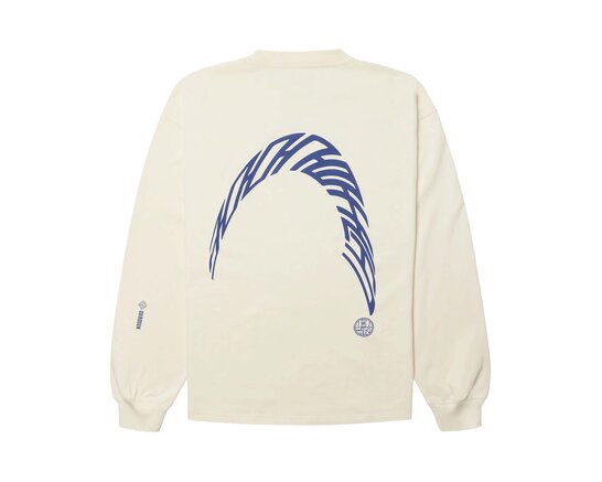 WBBeam LS Warp Tee Off White 2626 409 Woodbird WBBeam LS Warp Tee Off White 2626 409
