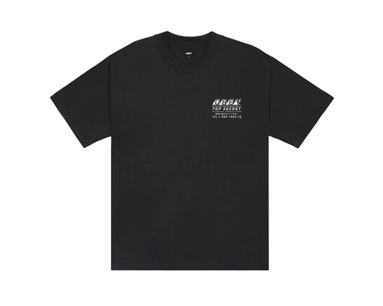 Obey Top Secret Tee Vintage Black 168024466