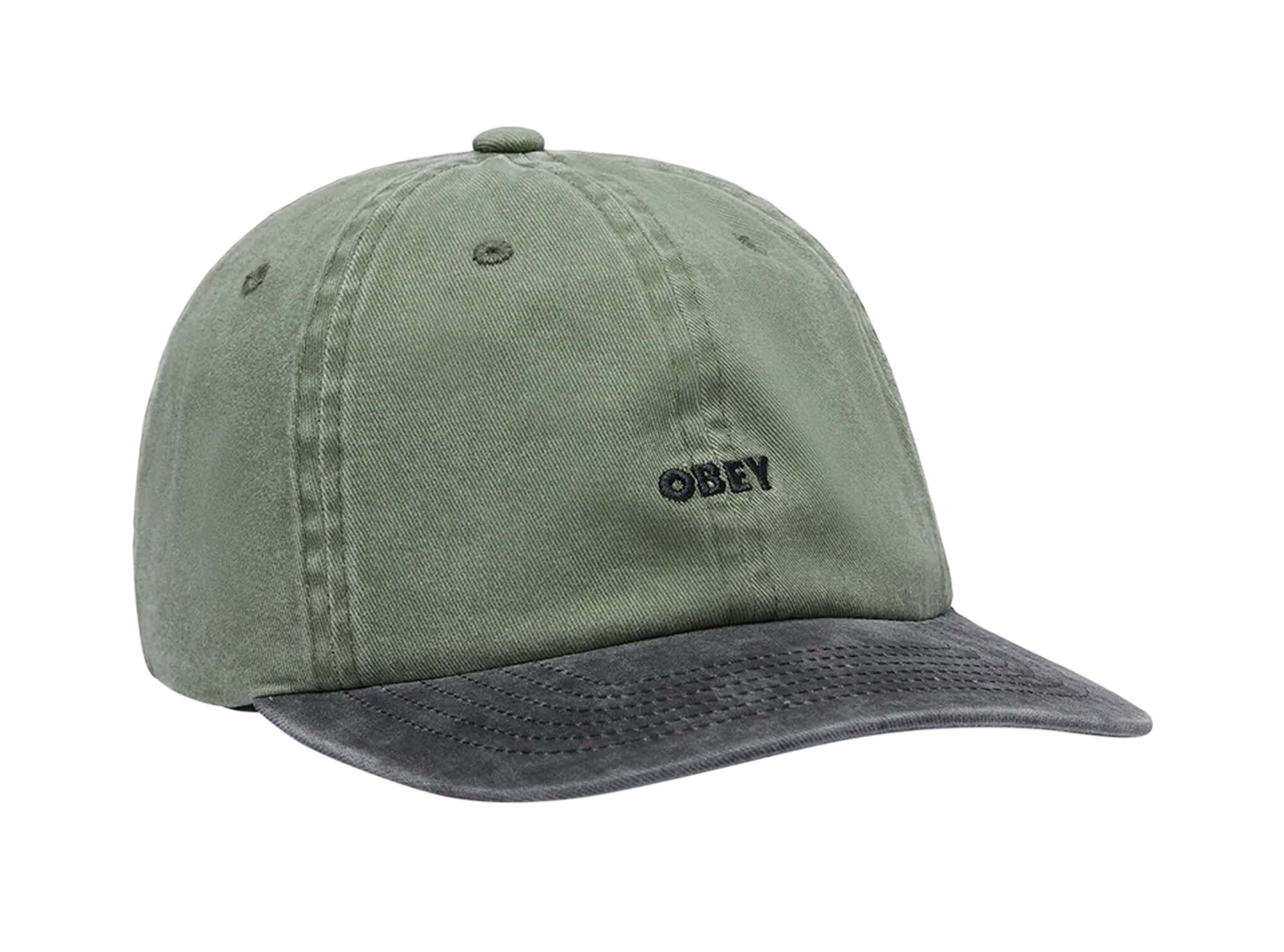 Bold 6 Panel SB Pigment Olive Multi 100580446 Obey Bold 6 Panel SB Pigment Olive Multi 100580446
