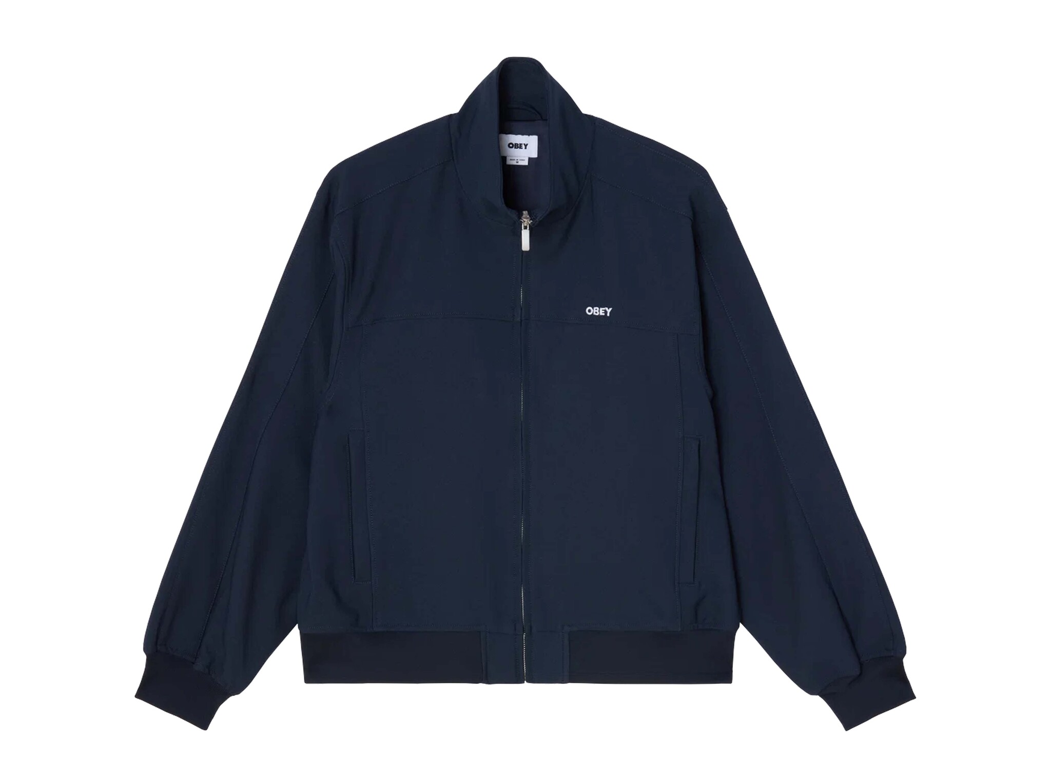 Tailored Track Jacket Navy 121800630 Obey Tailored Track Jacket Navy 121800630