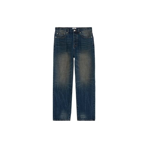 Classic Baggy Denim Oil Stained Indigo 142010109