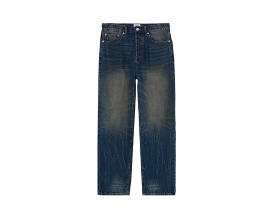 Classic Baggy Denim Oil Stained Indigo 142010109 Obey Classic Baggy Denim Oil Stained Indigo 142010109