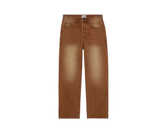 Boxcar Straight Leg Denim Archive Brown 142010119 Obey Boxcar Straight Leg Denim Archive Brown 142010119