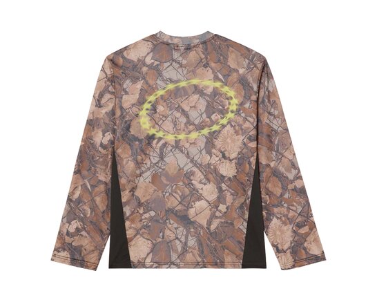 Basecamp Knit LS Shirt Fence Camo Multi 131030151 Obey Basecamp Knit LS Shirt Fence Camo Multi 131030151