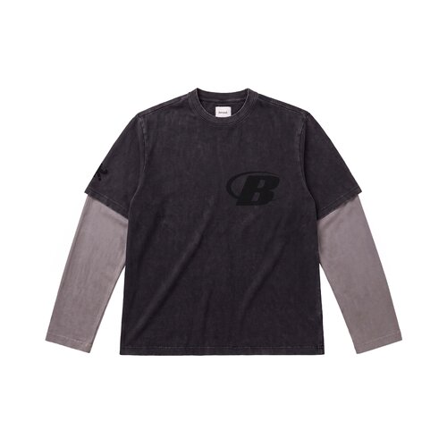 Layered Capital Longsleeve Faded Black BT2690 002
