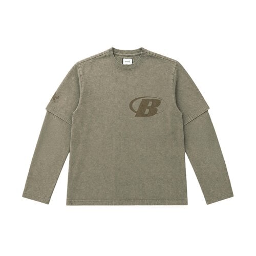 Layered Capital Longsleeve Faded Brown BT2690 003