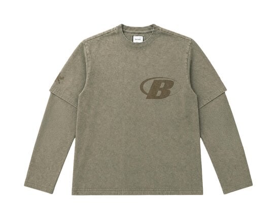 Bruut Layered Capital Longsleeve Faded Brown BT2690 003