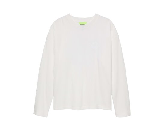 Logo Longsleeve Waffle White 2602092002 New Amsterdam Surf Association Logo Longsleeve Waffle White 2602092002
