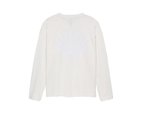 Logo Longsleeve Waffle White 2602092002 New Amsterdam Surf Association Logo Longsleeve Waffle White 2602092002