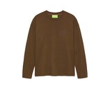 New Amsterdam Surf Association Logo Longsleeve Waffle Brown 2602092001