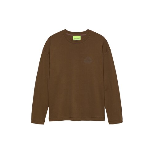 Logo Longsleeve Waffle Brown 2602092001