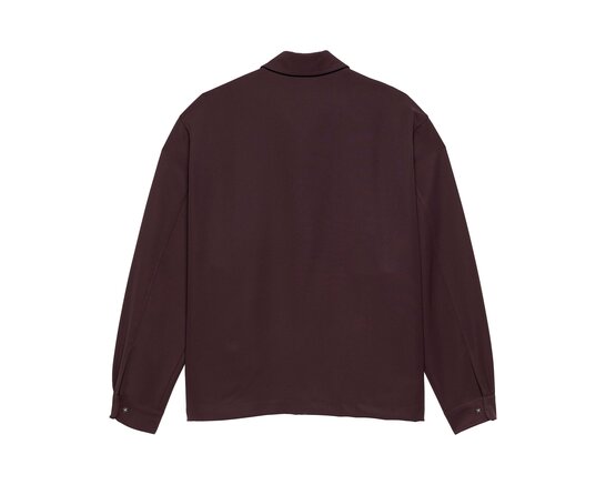 Zip Up Shirt Wine 2602026002 New Amsterdam Surf Association Zip Up Shirt Wine 2602026002