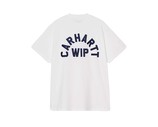 Carhartt WIP SS Arch Script T-Shirt White Dark Navy I037255.12H.XX.03
