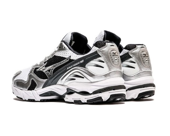 Wave Rider 10 White Silver Black D1GA210405 Mizuno Wave Rider 10 White Silver Black D1GA210405