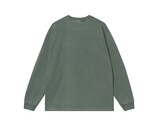 LS Vista T Shirt Dark Scarab Garment Dyed I030779.3U0.GD.03 Carhartt WIP LS Vista T Shirt Dark Scarab Garment Dyed I030779.3U0.GD.03