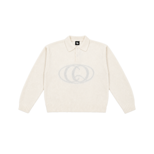 Sign Knit Polo Off White CC 62028 109