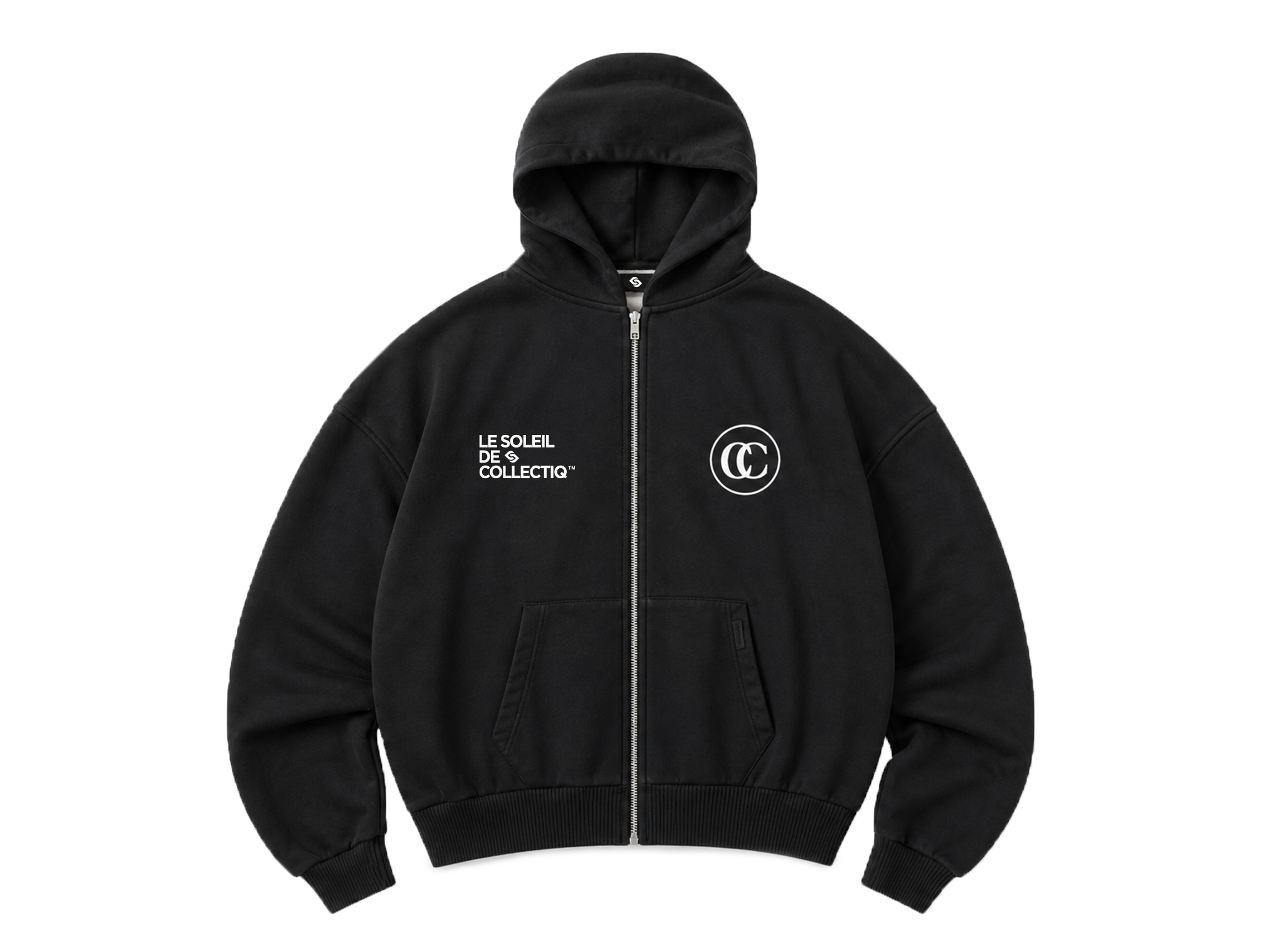Collectiq Le Soleil Zip Hoodie Black CC 63026 001