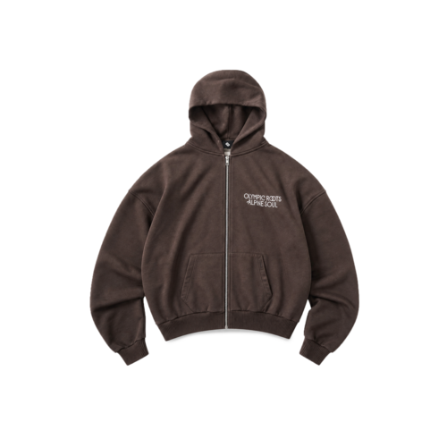 Olympic Roots Zip Hoodie Peppercorn CC 63027 703