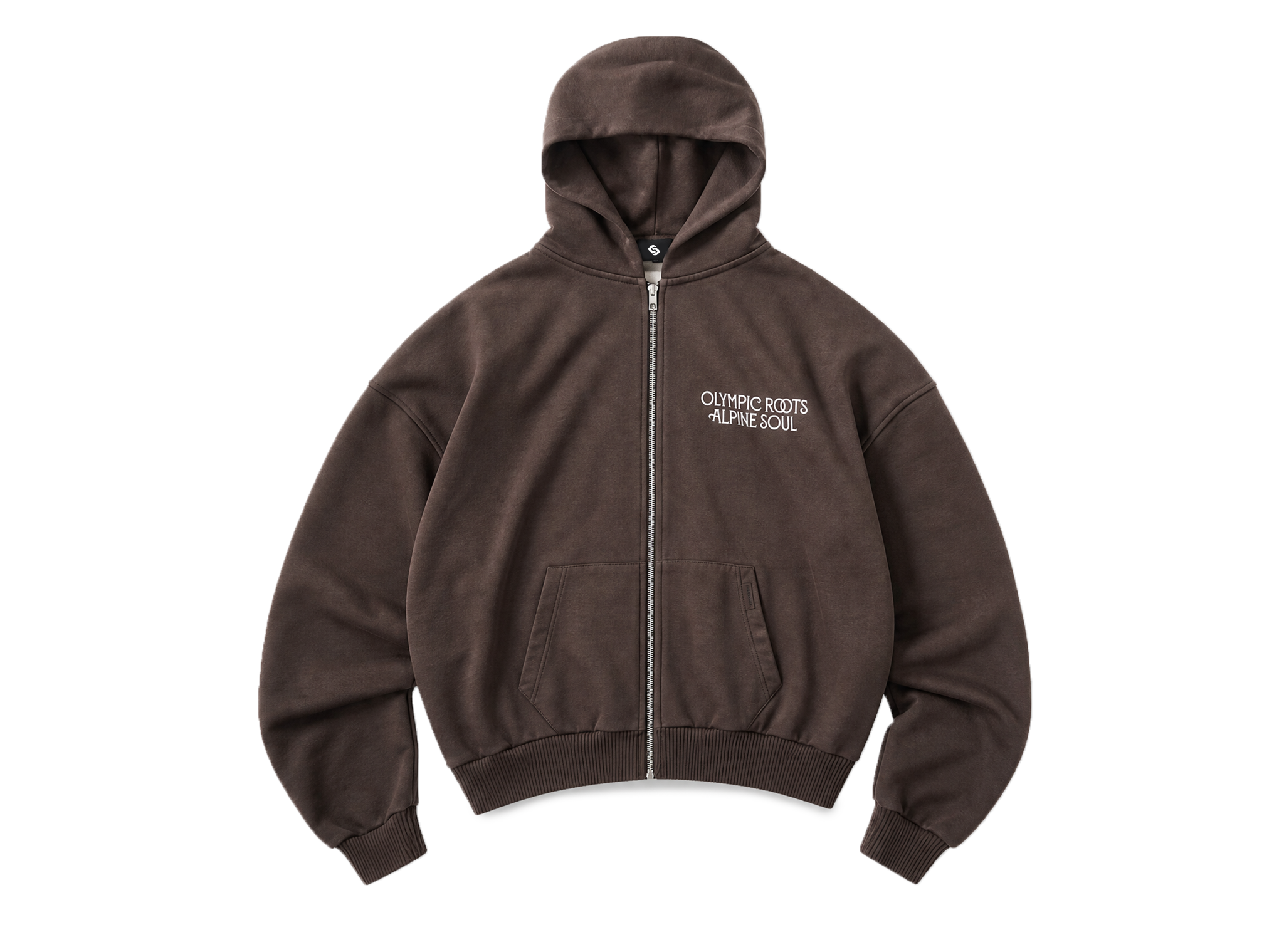 Olympic Roots Zip Hoodie Peppercorn CC 63027 703 Collectiq Olympic Roots Zip Hoodie Peppercorn CC 63027 703