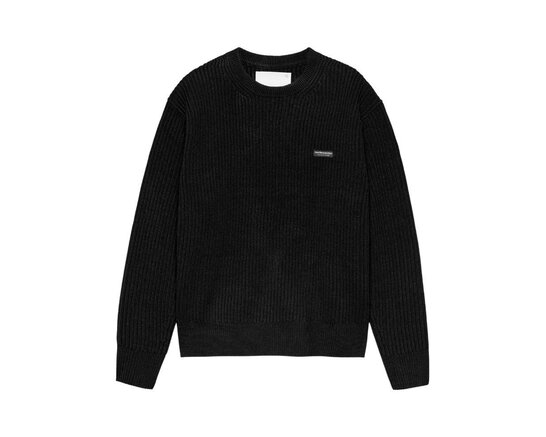 Knitted Crewneck Black 2602036001 New Amsterdam Surf Association Knitted Crewneck Black 2602036001