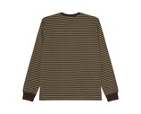 Obey Established Works Eyes Stripe LS Shirt Black Olive Multi 131030119