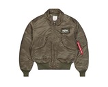 CWU-45 Heritage Bomber Jacket Mud Olive 100102 443 Alpha Industries CWU-45 Heritage Bomber Jacket Mud Olive 100102 443