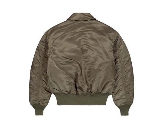CWU-45 Heritage Bomber Jacket Mud Olive 100102 443 Alpha Industries CWU-45 Heritage Bomber Jacket Mud Olive 100102 443
