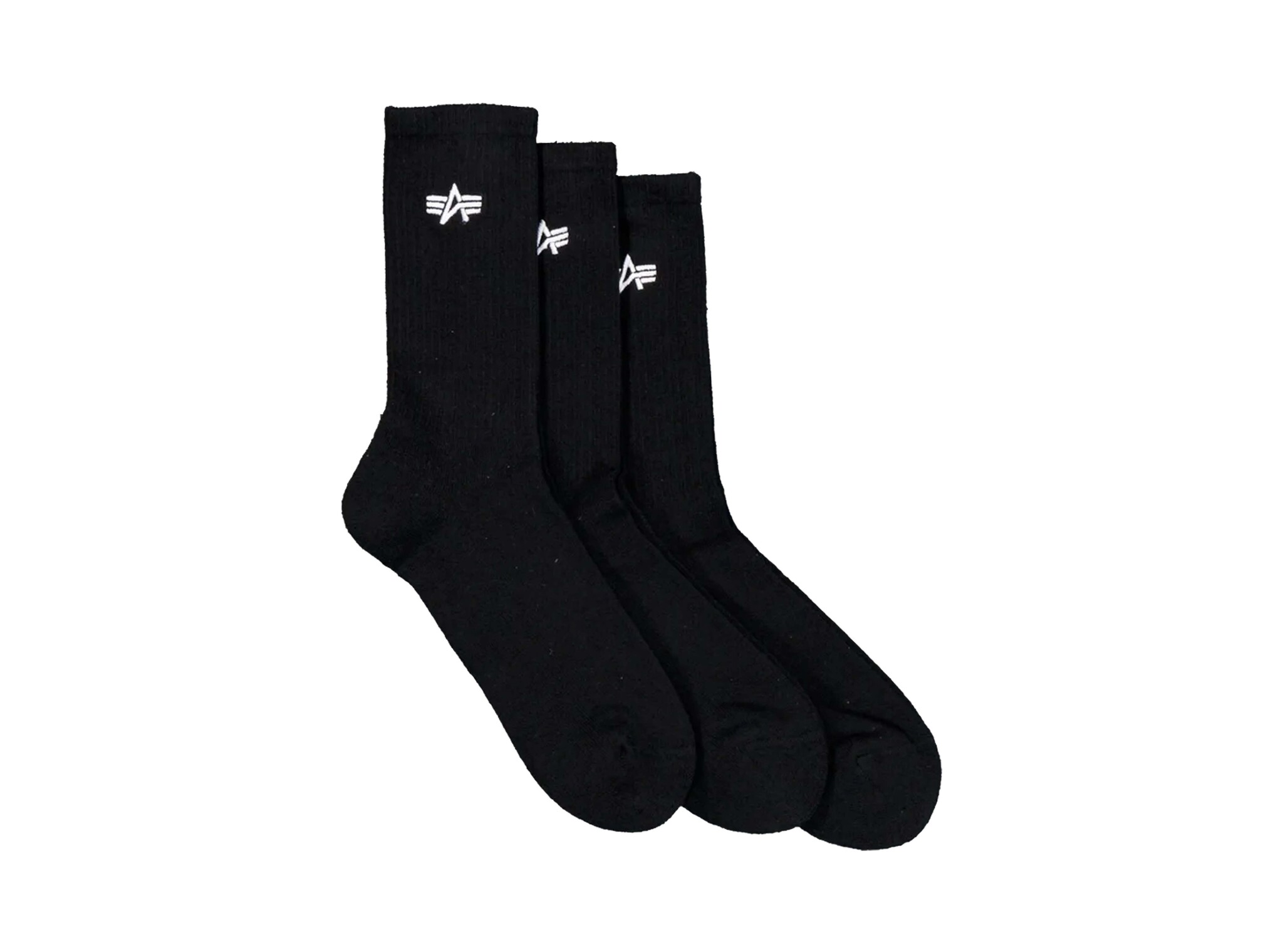Basic Socks 3-pack Black 156986 03 Alpha Industries Basic Socks 3-pack Black 156986 03