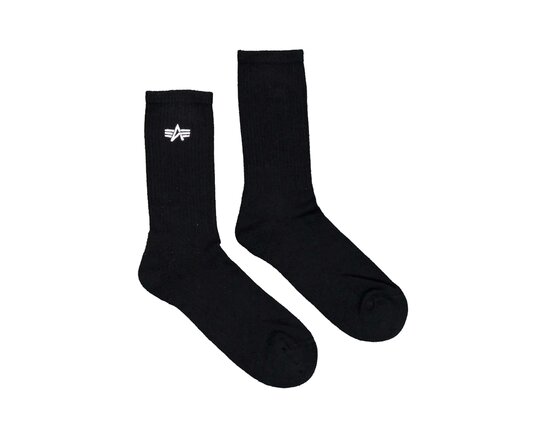 Basic Socks 3-pack Black 156986 03 Alpha Industries Basic Socks 3-pack Black 156986 03