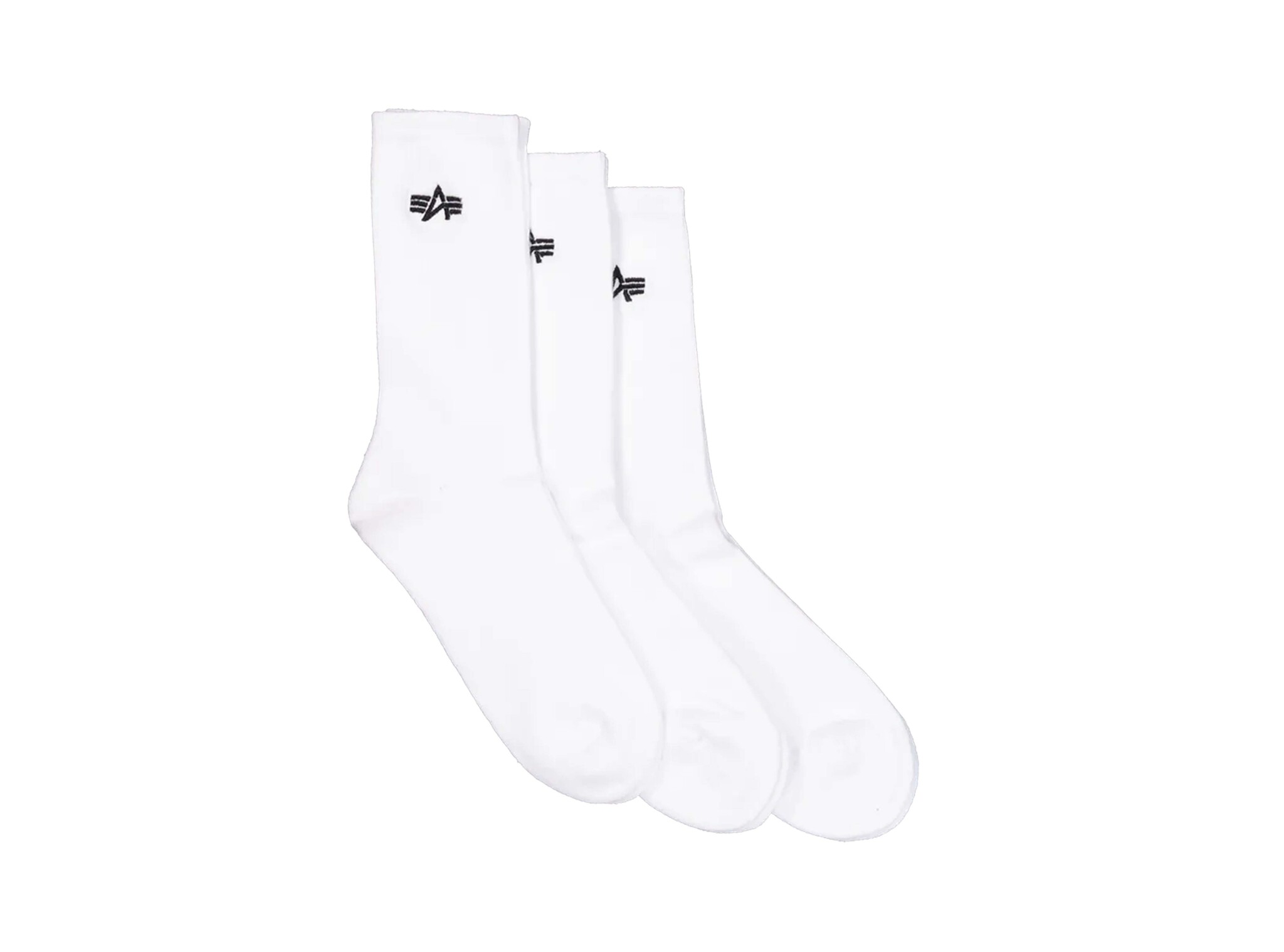 Alpha Industries Basic Socks 3-pack White 156986 09
